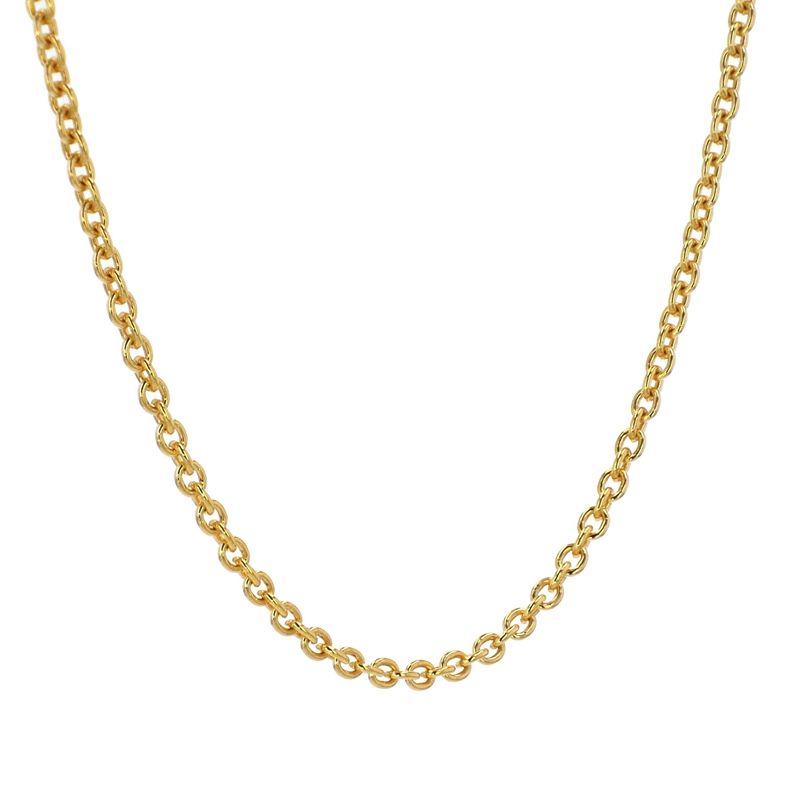 Cable/ Link Chain 18kt Yellow Gold 1.6mm 4.20gr 18Inch CH000508