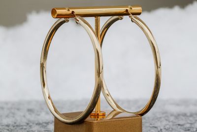 Large Hoops 10kt YG 6.3gr 2.5&quot; ER00141