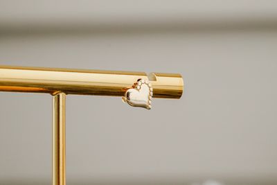Heart Studs 14kt YG CZ 1.2gr ER00165