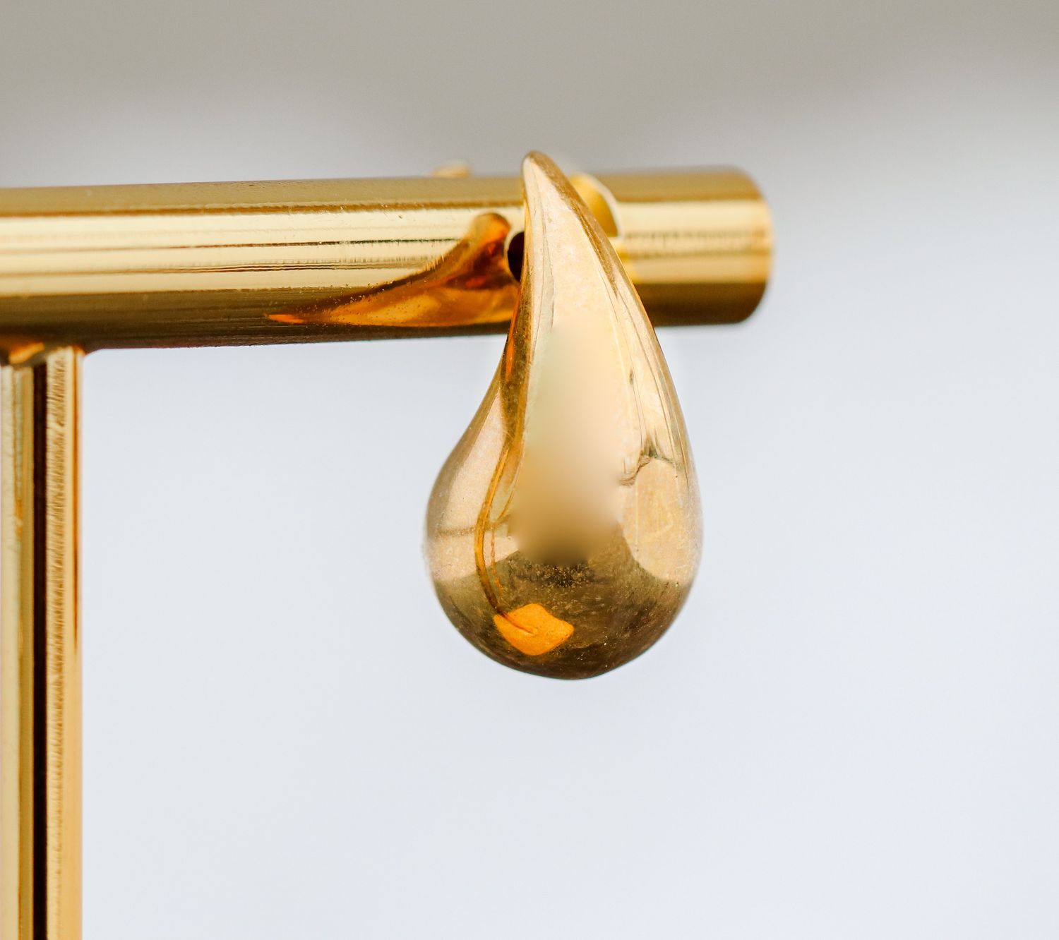 Gold Raindrop Earrings 10kt YG 2.6gr ER00143