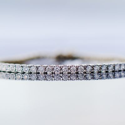 Diamond Tennis Bracelet 10kt YG 8&quot; SI-GH 3.00cttw BR000340
