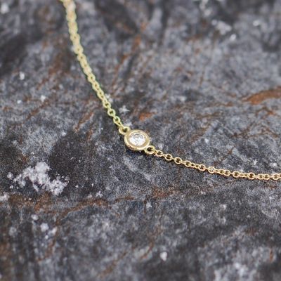 Diamond by Yard Bracelet 18kt YG 0.21cttw 7" BR000351
