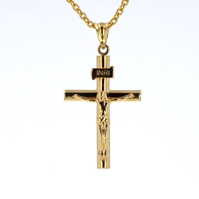 Cross Pendant 14kt YG 1.20gr PN00174