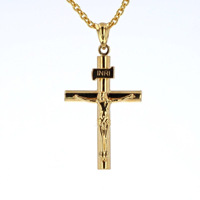 Cross Pendant 14kt YG 1.20gr PN00174