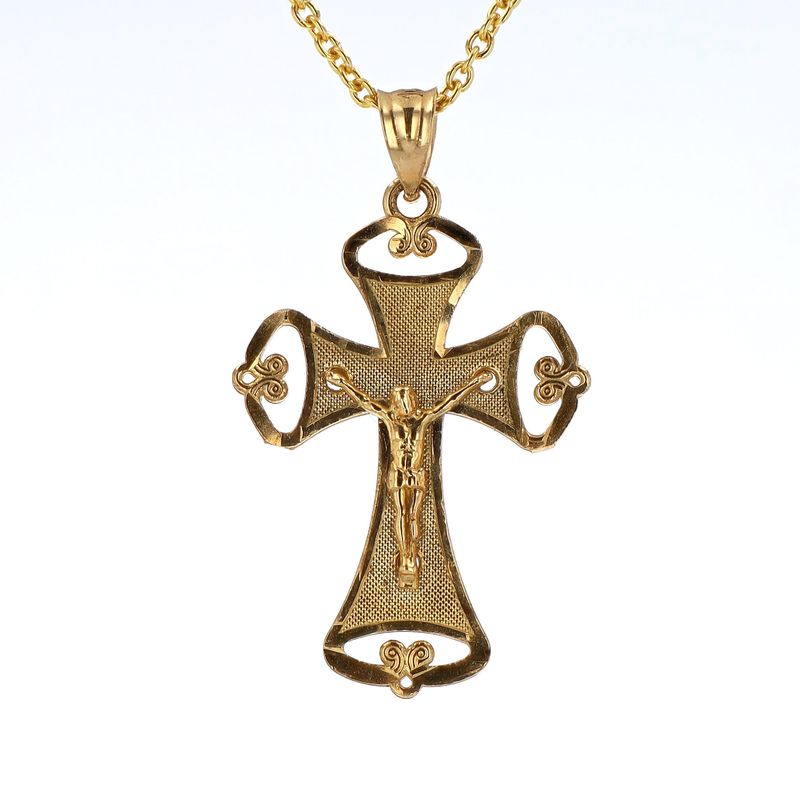 Jesus on Cross 10kt YG 2.3gr PN000799
