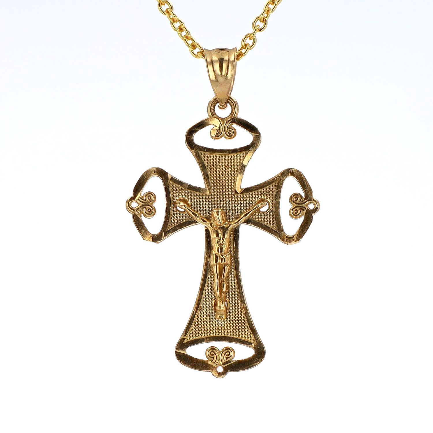 Jesus on Cross 10kt YG 2.3gr PN000799