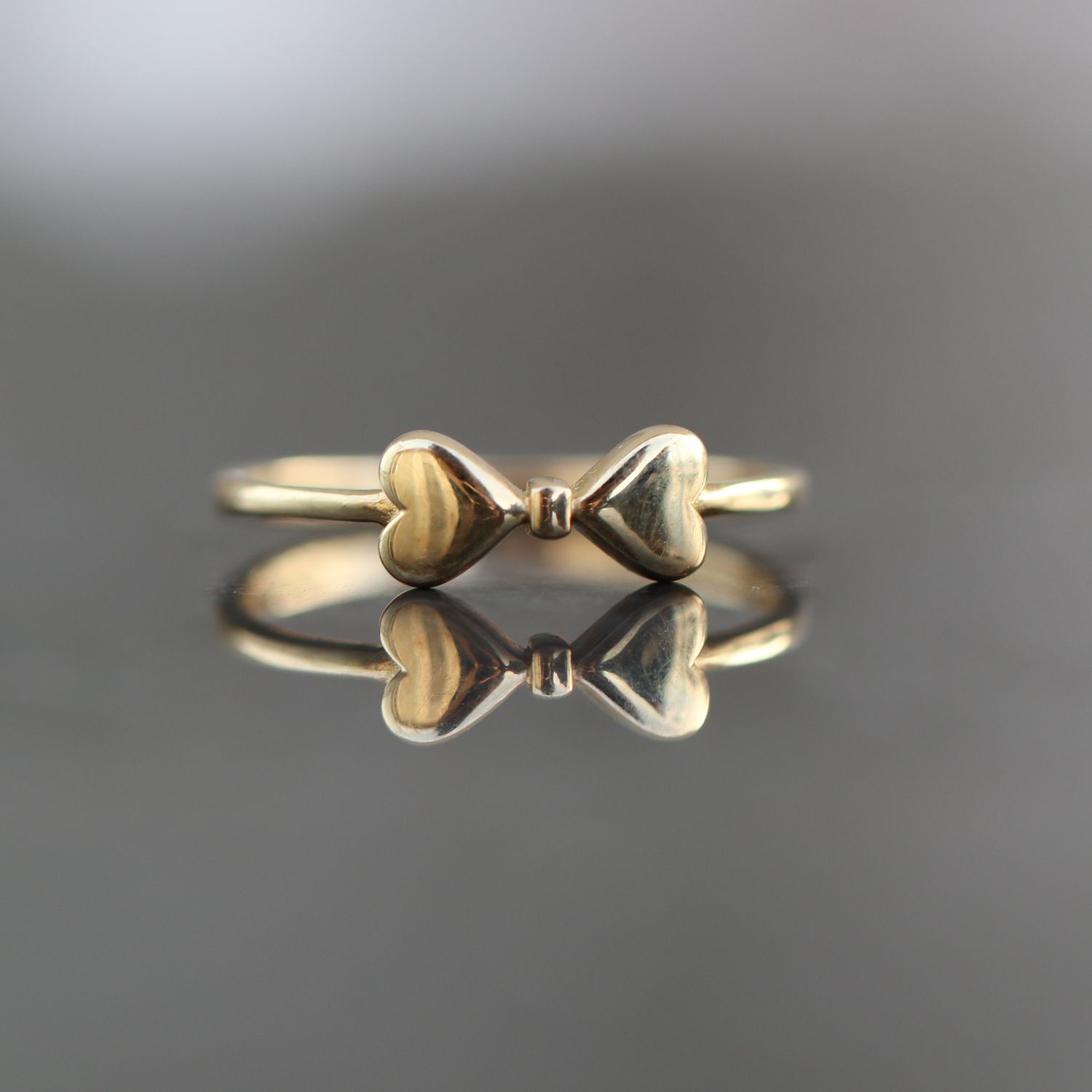 Bow Tie Ring 10kt YG 1.0gr RN00115