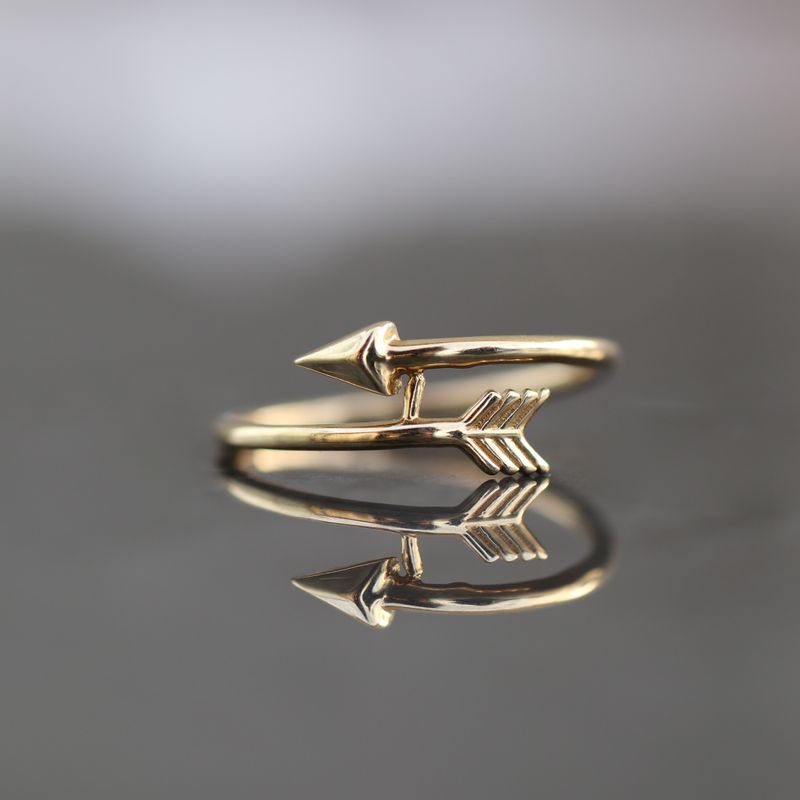 Arrow Ring 10kt YG 1.4gr RN00116