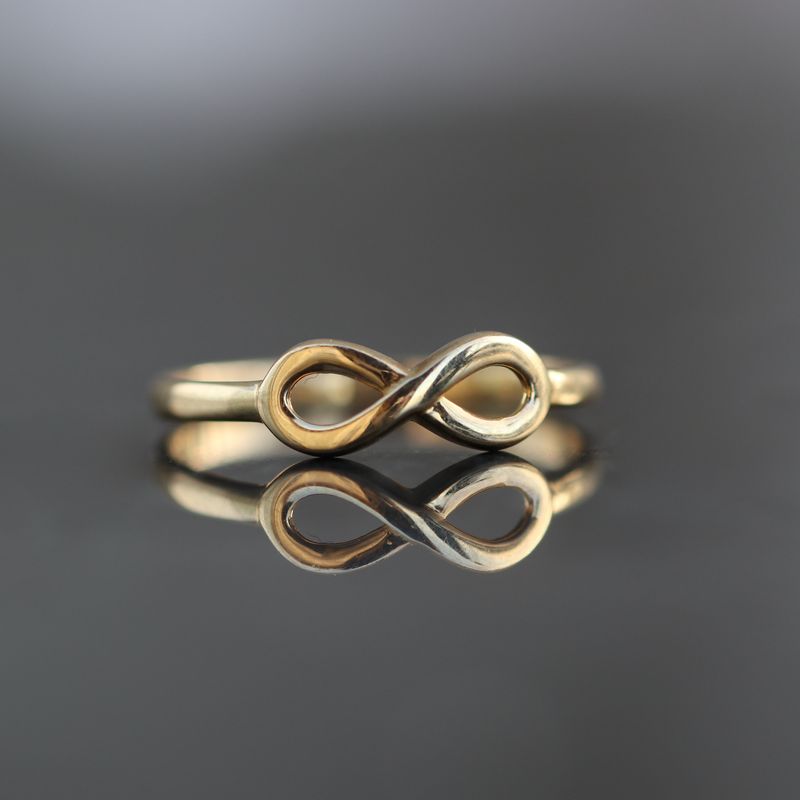 Infinity Ring 10kt YG 1.0gr RN00127
