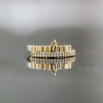 Evil Eye Hamsa Ring 10kt YG 2.0gr RN00132