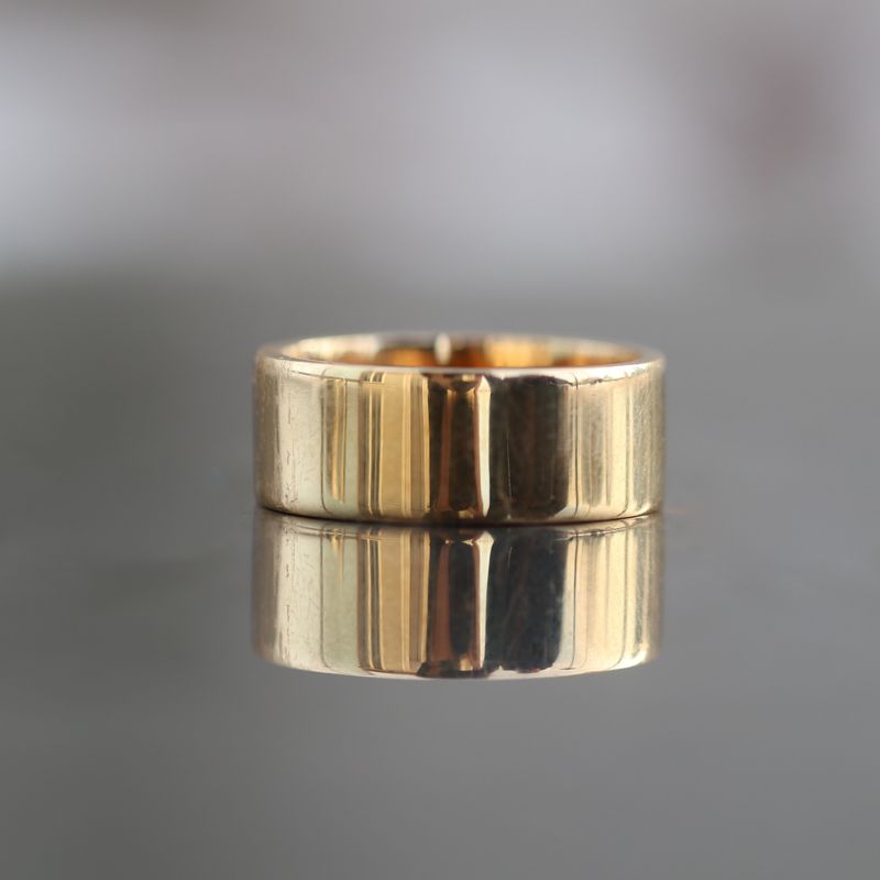 Wedding Band 10kt YG 9gr  8.1mm Size 8 RN000268