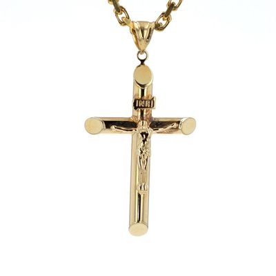 Cross Pendant 14kt YG 2.1gr PN00177