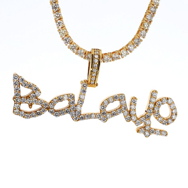 Balayo Pendant Diamond CVD 10kt YG 8.0gr 1.16cttw SI-1-GHI PN000334
