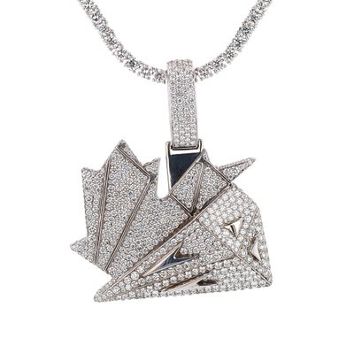 Canadian Diamond Boyz Pendant 18kt WG 32.3gr 7.00cttw PN000919