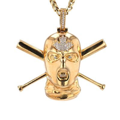 Diamond CVD SDK Pendant 10kt YG SI 59.2gr 2.5&quot; PN00109
