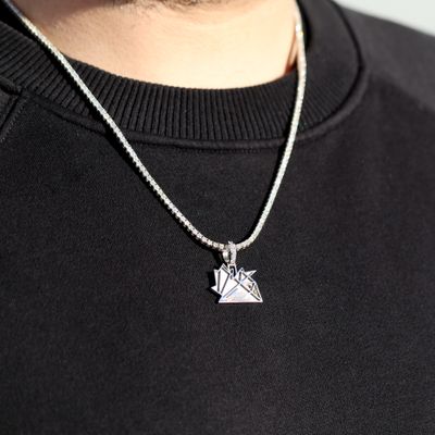 Canadian Diamond Boyz Pendant Small 10kt WG 4.8gr Diamond Bale 0.13cttw VS-FG PN00106