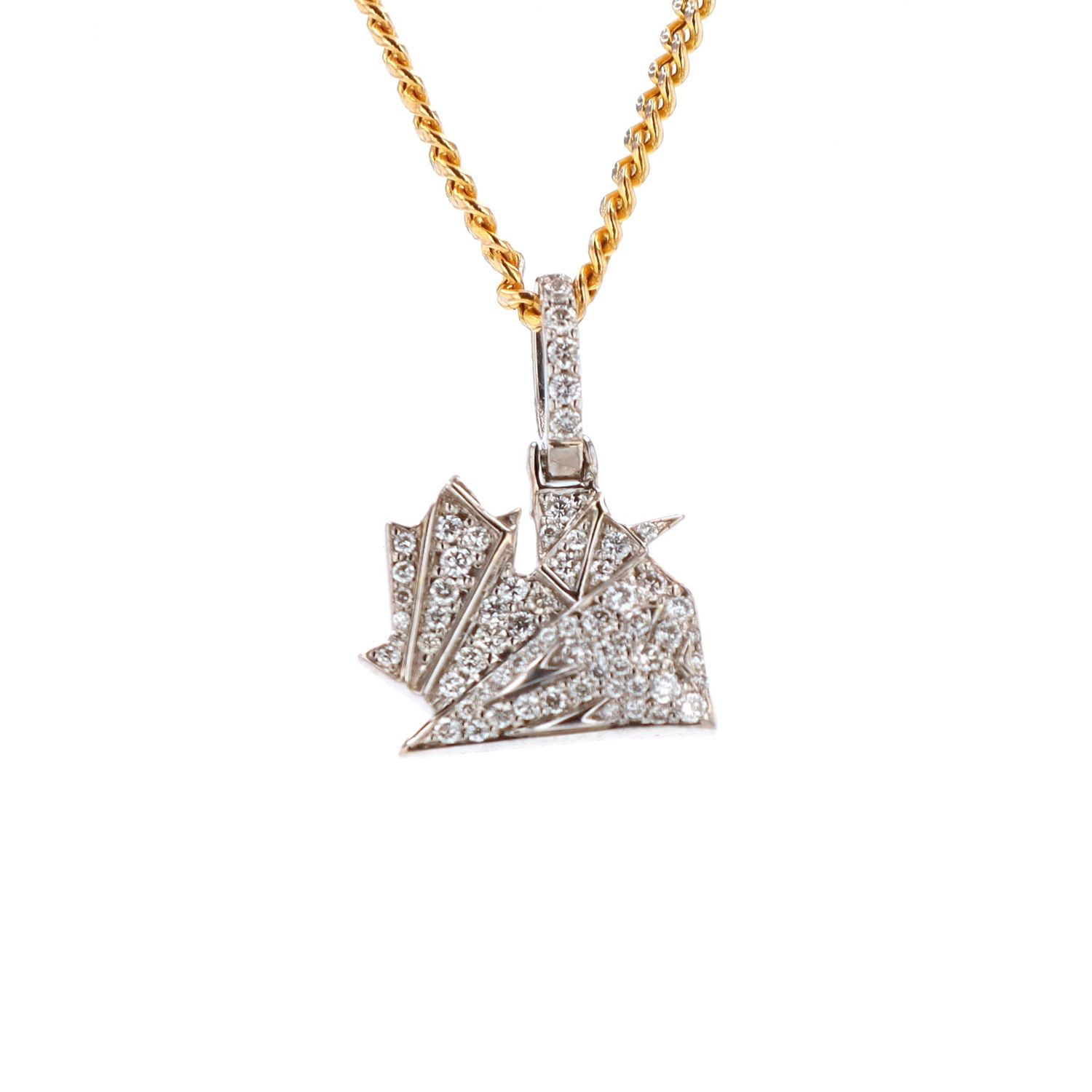 Bijoux Canadian Diamond Boyz Logo Pendant 18kt WG NAT 2.9gr 0.50cttw PN000915