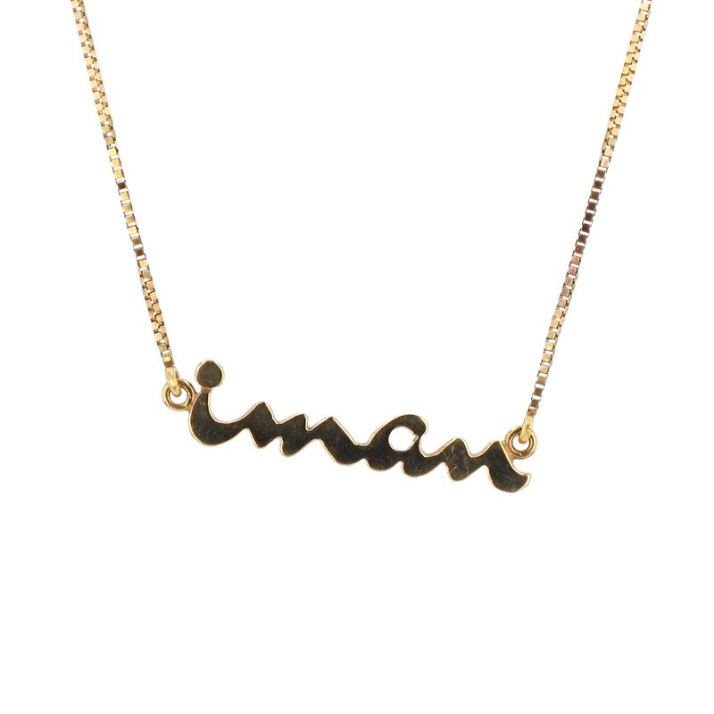 Imah Necklace 10kt YG 2.1gr 21&#39;&#39; PN000403