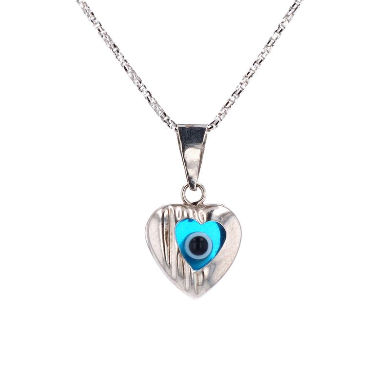 Evil Eye Pendant 10kt WG 1.4gr PN00187