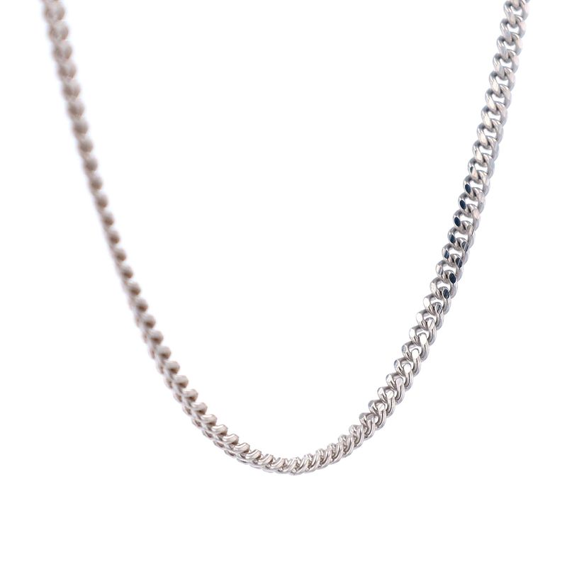 Micro Cuban 10kt WG 5.6gr  22&quot; 2.00mm CH000651