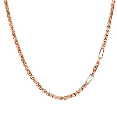 Round Box Chain 10kt RG 11.2gr 24" 1.5mm CH000971