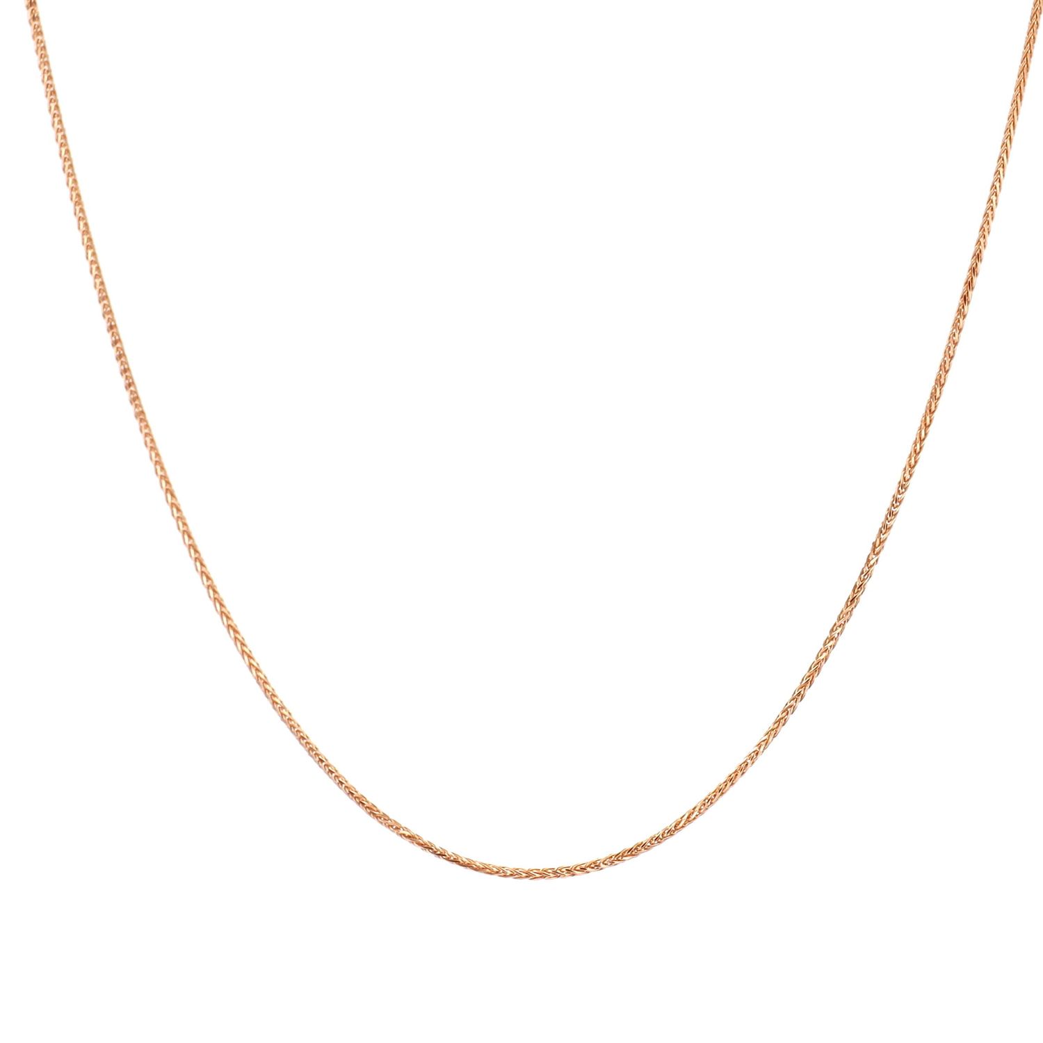 Micro Wheat Chain 10kt RG 1.5gr 18&quot; CH0001284