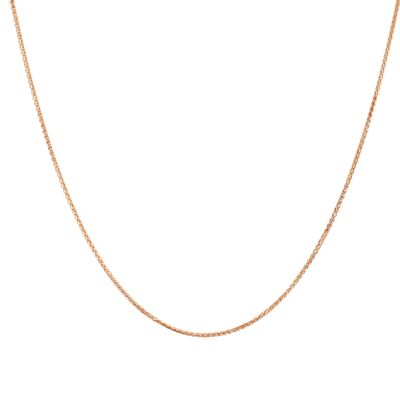 Micro Wheat Chain 10kt RG 1.5gr 18&quot; CH0001284