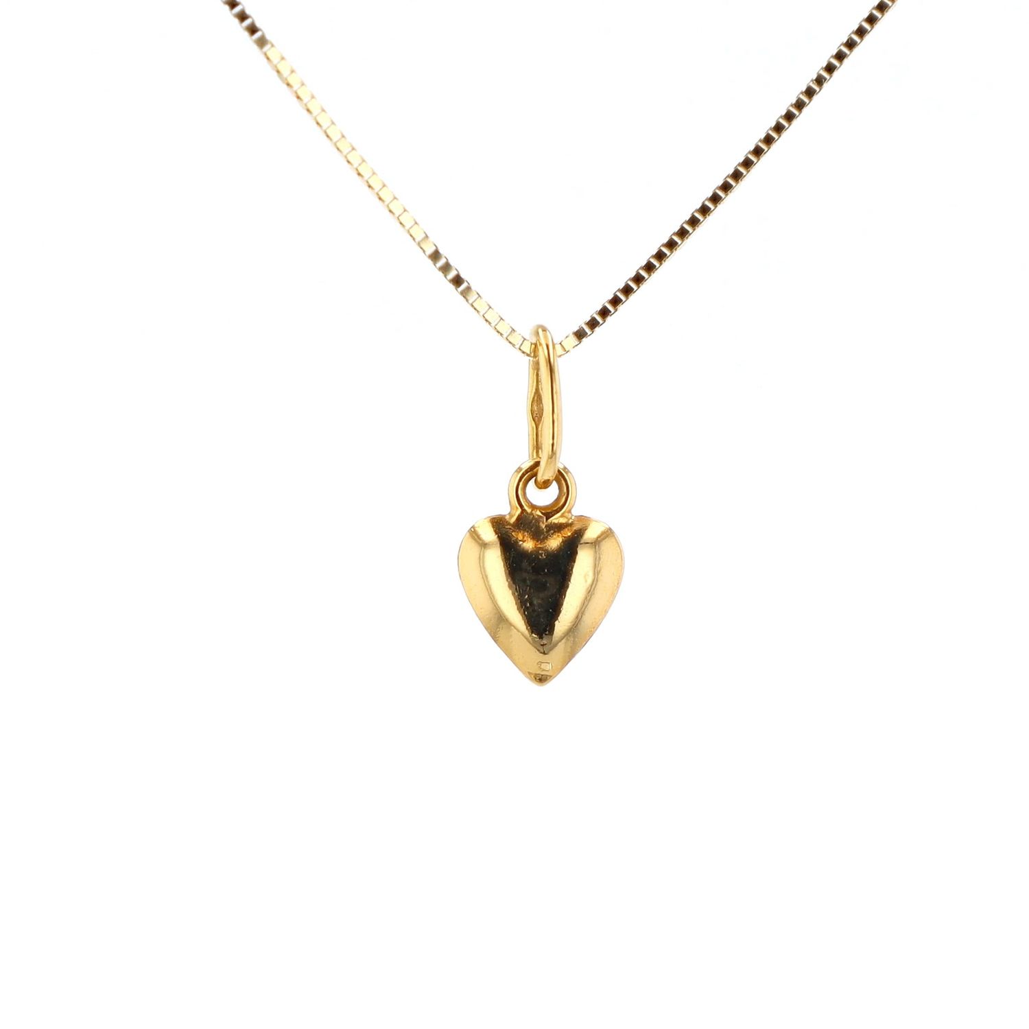 Small Gold Heart Pendant 10kt YG 0.5gr PN000824