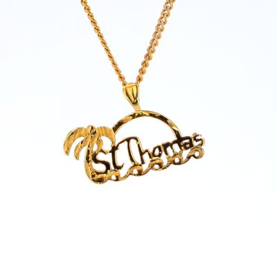 St Thomas Pendant 10kt YG 1.2gr  PN000827