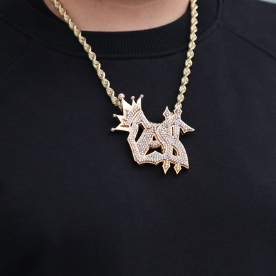 CASH Diamond Pendant 10kt YG 87.9gr 10.50cttw PN000874