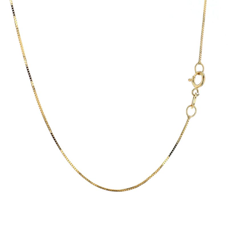 Micro Box Chain 10kt YG 18" CH0001197