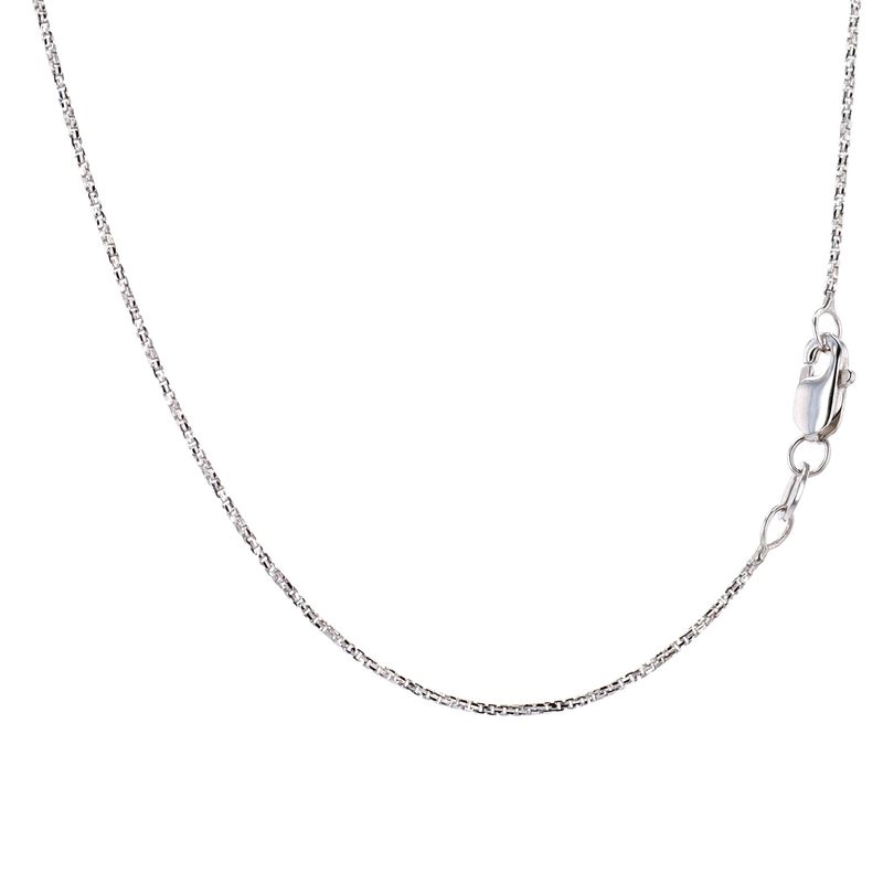 Micro Box Chain 10kt WG 1.2gr 16" CH0001203