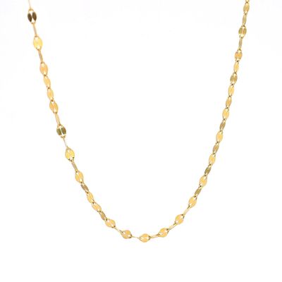 Mini Lucky Coin Sequence Chain 10kt YG 1.1gr 20&quot; CH0001285