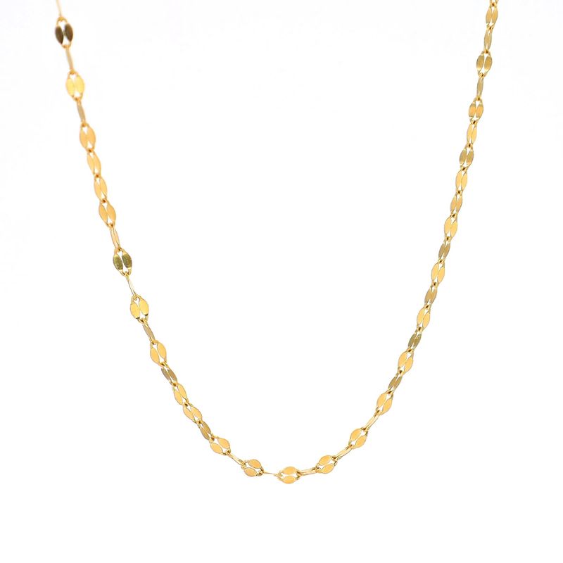 Mini Lucky Coin Sequence Chain 10kt YG 1.1gr 20&quot; CH0001285