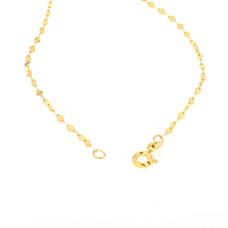 Mini Lucky Coin Sequence Chain 10kt YG 20" CH0001285