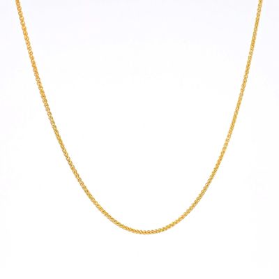 Micro Wheat Chain 10kt YG 1.3gr 18&quot; CH0001200
