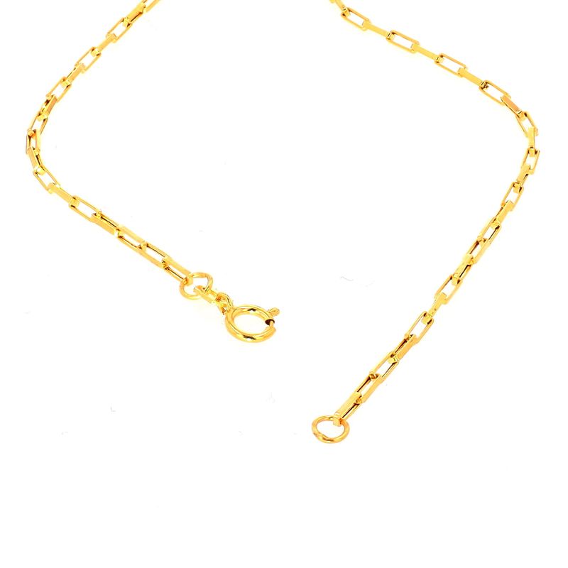 Box Chain 14kt Yellow Gold 24" CH000419