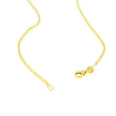 Cable Link Chain 14kt YG 1.6gr 18" 0.8mm CH000473