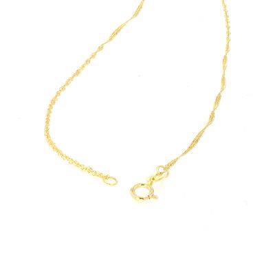10K Gold Micro Rope Chain 20