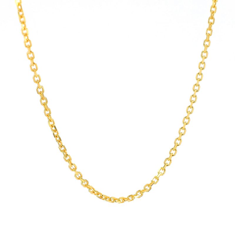 Cable Link Chain 14kt YG 2.8gr 18&quot; 1.1mm CH000472