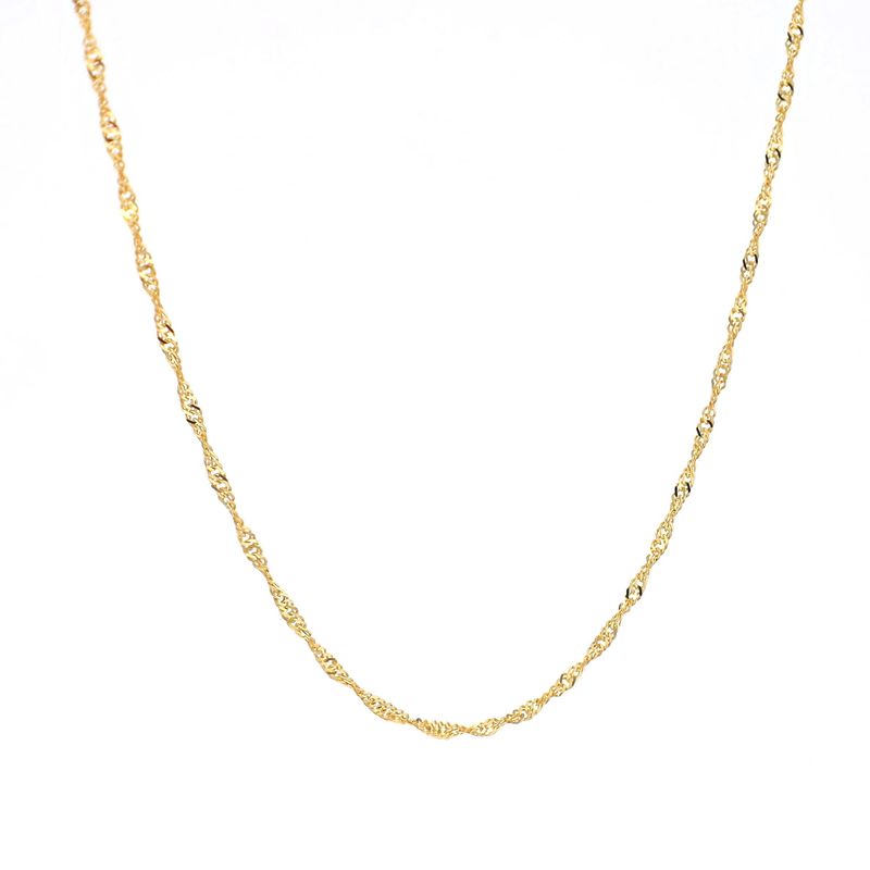Micro Rope Chain 10kt YG 0.9gr 20&quot; CH0001201