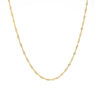 Micro Rope Chain 10kt YG 0.9gr 20&quot; CH0001201