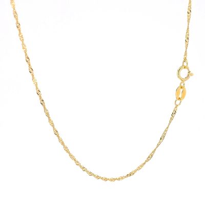 Micro Rope Chain 10kt YG 20" CH0001201