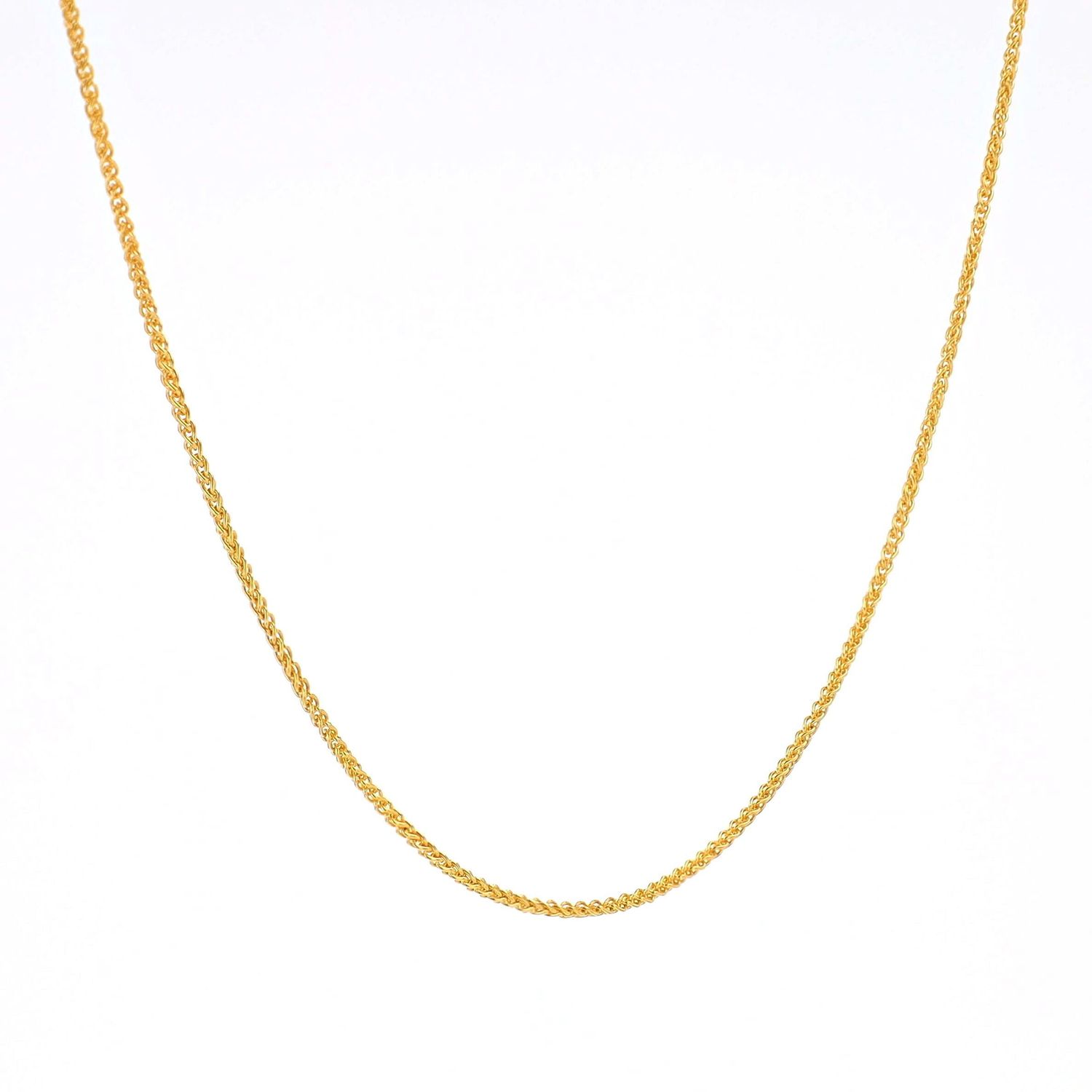 Micro Wheat Chain 14kt YG 1.4gr 18&quot; CH0001226