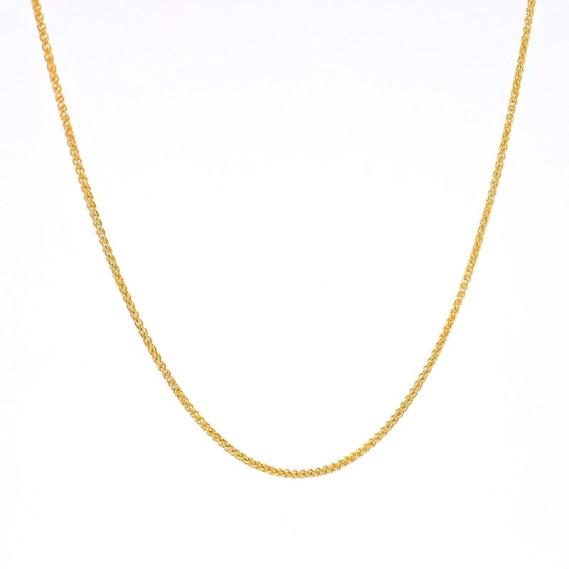 Micro Wheat Chain 14kt YG 1.4gr 18&quot; CH0001226