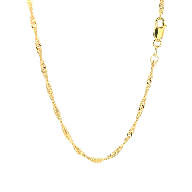 Micro Singapore Chain 10kt YG 20" CH0001280
