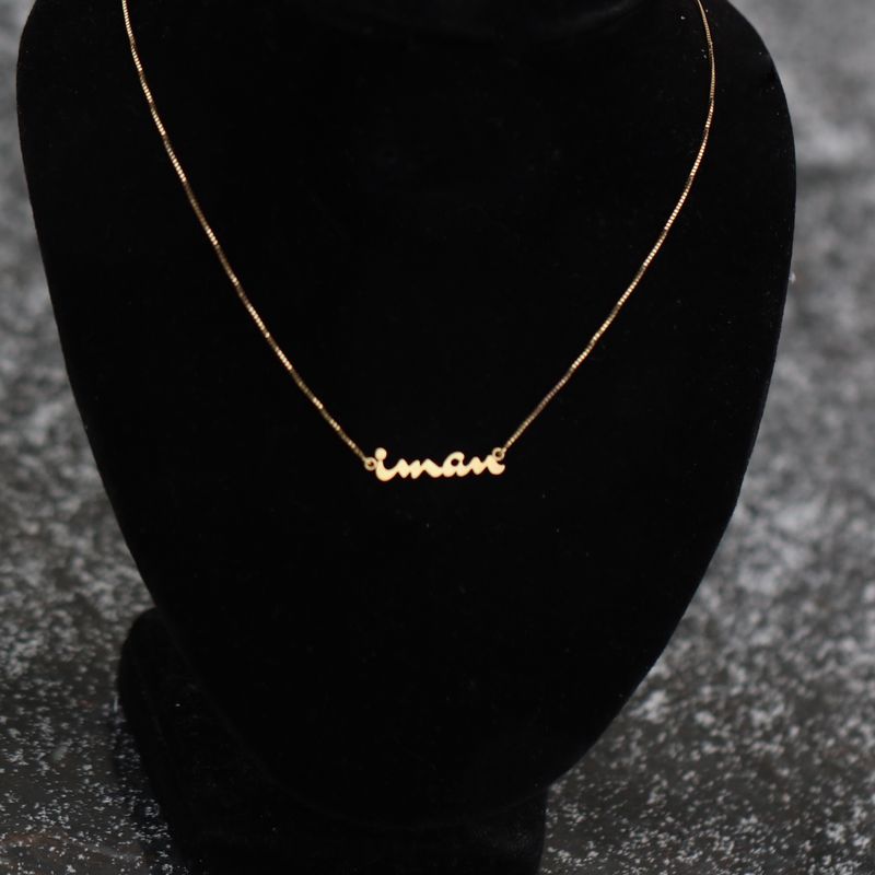 Imah Necklace 10kt YG 2.1gr 21'' PN000403