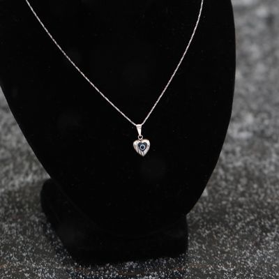 Evil Eye Pendant 10kt WG 1.4gr PN00187