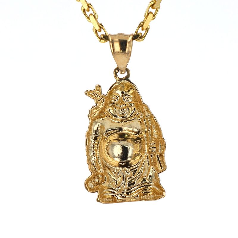 Buddha Pendant 10kt YG 2.8gr PN00126