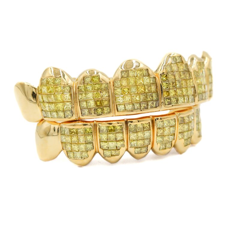 16 Pack Invisible Set Lemon Drop Grillz